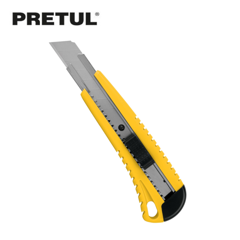 CUCHILLA REFORZADA 18MM CON ALMA METÁLICA 22396 PRETUL